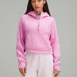 Lululemon Scuba oversized half zip PLUSH